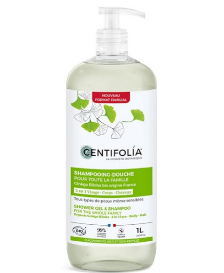 Centifolia Shampoing Douche pour toute la famille 1L