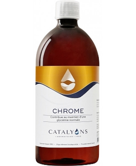 Chrome flacon de 1 litre - Catalyons glycémine maintenue Espritphyto Chrome flacon de 1 litre - Catalyons glycémine maintenue Espritphyto