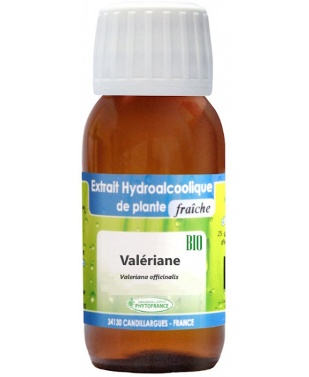 Phytofrance Extrait hydro alcoolique Valériane BIO 60ml anti stress et aide les fonctions cognitives Espritphyto Phytofrance Extrait hydro alcoolique Valériane BIO 60ml anti stress et aide les fonctions cognitives Espritphyto