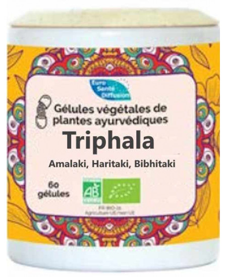 Phytofrance Triphala BIO 60 gélules 3 baies ayurvéda Espritphyto