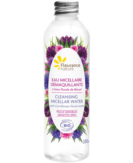 Fleurance Nature - Eau micellaire démaquillante au bleuet bio - 200ml