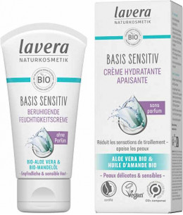 Lavera Crème hydratante apaisante Basis sensitiv 50 ml