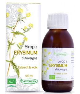 Phytofrance Sirop Erysimum Bio 125 ml herbe des chanteurs d'opéra Espritphyto