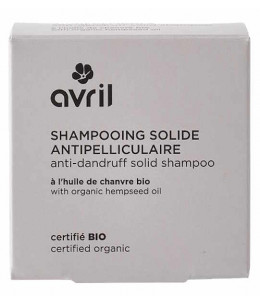 Avril Shampooing solide antipelliculaire 60 gr jujubier argile purifiante Espritphyto