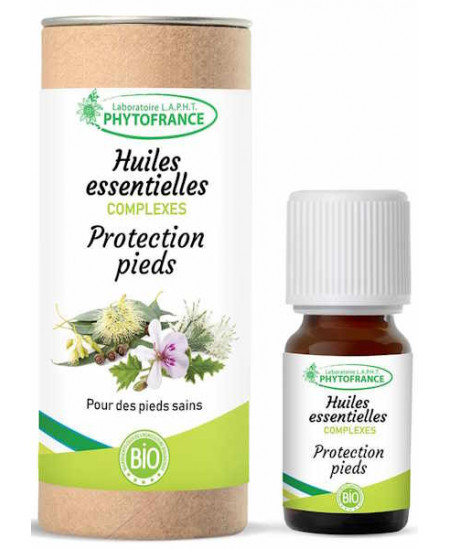 Phytofrance Complexe d'huiles essentielles Protection des pieds 10ml mycose des ongles Espritphyto Phytofrance Complexe d'huiles essentielles Protection des pieds 10ml mycose des ongles Espritphyto