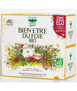 Romon Nature Tisane Bien être du foie 50 sachets