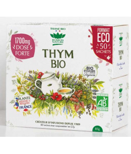 Romon Nature Tisane Thym Bio 50 sachets format Eco