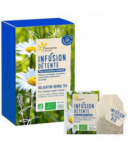 Fleurance Nature tisane Détente bio 20 sachets infusion détente bio herboristerie Espritphyto