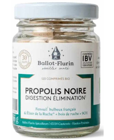 Ballot Flurin Propolis noire Digestion Elimination 120 comprimés Propolis des Voies Digestives - Espritphyto Ballot Flurin Propolis noire Digestion Elimination 120 comprimés Propolis des Voies Digestives - Espritphyto