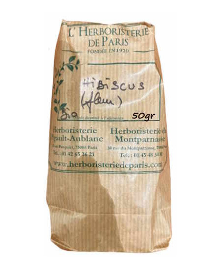 Herboristerie de Paris Tisane Hibiscus Bio 50 gr infusion de karkadé Espritphyto Herboristerie de Paris Tisane Hibiscus Bio 50 gr infusion de karkadé Espritphyto