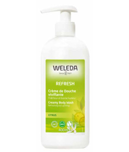 Weleda - Crème de douche vivifiante au citrus - 400 ml huile de sésame nourrissante Espritphyto