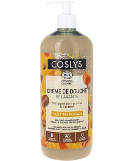 Coslys Crème de douche relaxante châtaigne caramel 1 Litre gel douche appetissant Espritphyto Coslys Crème de douche relaxante châtaigne caramel 1 Litre gel douche appetissant Espritphyto