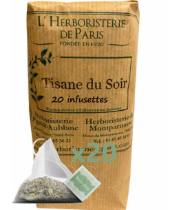 Herboristerie de Paris Tisane du Soir 20 infusettes concentrées de 2gr