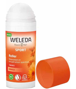 Weleda Roller Sport Arnica 50 ml roll on à l'arnica contractures Espritphyto