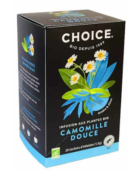 Choice Infusion camomille douce bio 20 sachets