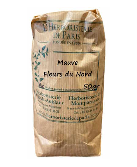 Herboristerie de Paris Tisane Mauve du nord fleurs 50 gr