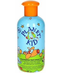 Planet Kid Shampoing Tout Doux 2 en 1 à l'Abricot 200ml shampooing abricot kids Espritphyto