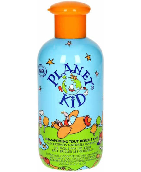 Planet Kid Shampoing Tout Doux 2 en 1 à l'Abricot 200ml shampooing abricot kids Espritphyto Planet Kid Shampoing Tout Doux 2 en 1 à l'Abricot 200ml shampooing abricot kids Espritphyto