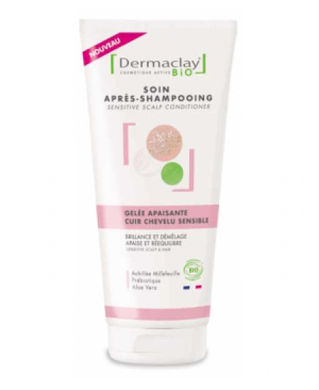 Dermaclay Gelée après shampooing cuir chevelu sensible 200 ml aloe vera achillée millefeuille Espritphyto Dermaclay Gelée après shampooing cuir chevelu sensible 200 ml aloe vera achillée millefeuille Espritphyto
