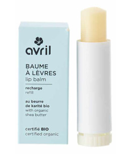 Avril Recharge Baume à lèvres Bio Beurre de karité 4g recharge écologique Espritphyto