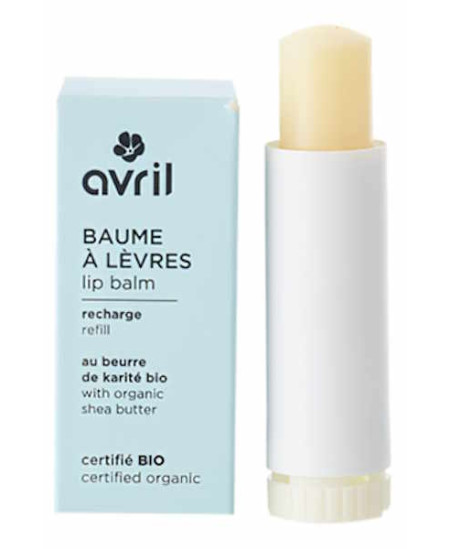 Avril Recharge Baume à lèvres Bio Beurre de karité 4g recharge écologique Espritphyto