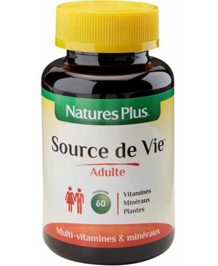 Source de Vie Adulte - 60 Comprimés - Nature's Plus 40 actifs anti fatigue et aidant l'immunité Espritphyto Source de Vie Adulte - 60 Comprimés - Nature's Plus 40 actifs anti fatigue et aidant l'immunité Espritphyto