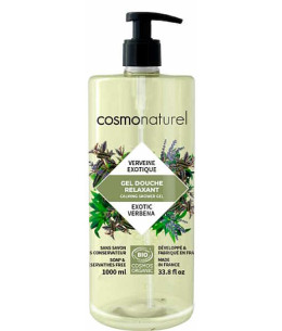 gel douche Relaxant Verveine exotique - Cosmo Naturel aloe vera eau florale de lavande Espritphyto