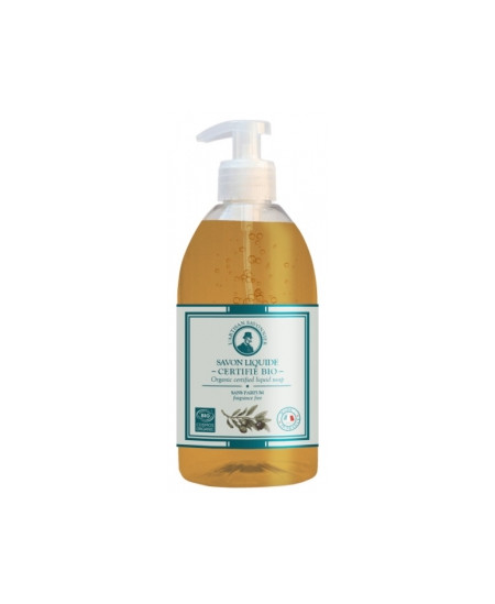 Savon liquide sans parfum et sans allergène - 500 ml - L'artisan Savonnier Hygiène mains et corps sensible et réactif 