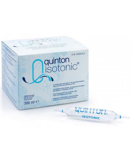 Quinton Isotonic buvable 30 ampoules - eau de mer isotonique Espritphyto Quinton Isotonic buvable 30 ampoules - eau de mer isotonique Espritphyto