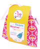 Cup Féminine translucide Taille 1 pochette rose en coton bio rose Lamazuna Espritphyto