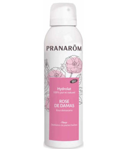 Pranarom Hydrolat de Rose de Damas Bio 150ml Brume de beauté Rose Eau florale de Rose Espritphyto
