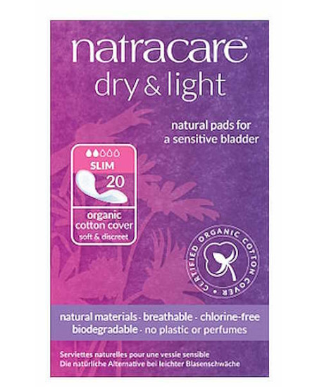 Natracare 20 Serviettes incontinence légère Dry and Light Slim fuite urinaire légère Espritphyto Natracare 20 Serviettes incontinence légère Dry and Light Slim fuite urinaire légère Espritphyto