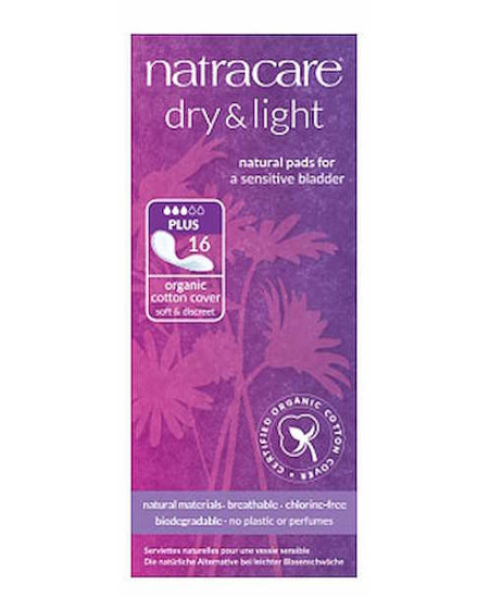 Natracare Serviettes incontinence légère Dry and Light Plus x16 fuite urinaire légère Espritphyto Natracare Serviettes incontinence légère Dry and Light Plus x16 fuite urinaire légère Espritphyto