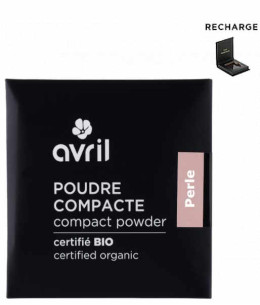 Poudre compacte Bio - perle 11gr - Avril cosmétique Maquillage bio Espritphyto