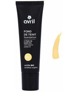 Avril Cosmétique Fond de teint Beige Certifié Bio 30ml jojoba orchidée Espritphyto