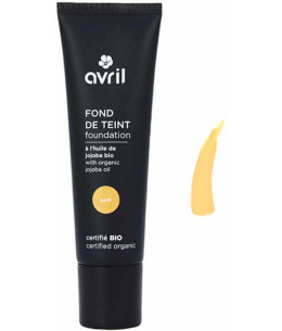 Avril Cosmétique Fond de teint Doré 30ml texture légère pigments minéraux huile de jojoba Espritphyto