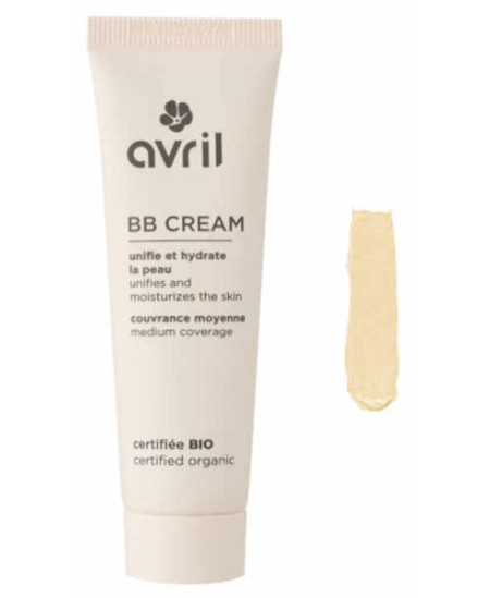 Avril Cosmétique BB cream Fair certifié Bio 30ml produit de maquillage minéral pour le Teint Espritphyto