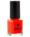 Avril Cosmétique Vernis à ongles Coquelicot No 40 7ml teinte plus claire Avril Beauté maquillage minéral Espritphyto