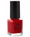 Avril Cosmétique Vernis à ongles Rouge Passion 7ml rouge lumineux et élégant Espritphyto