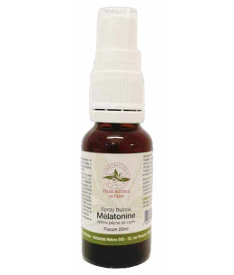 Herboristerie de Paris Spray Buccal Mélatonine arôme Pêche de Vigne 20ml
