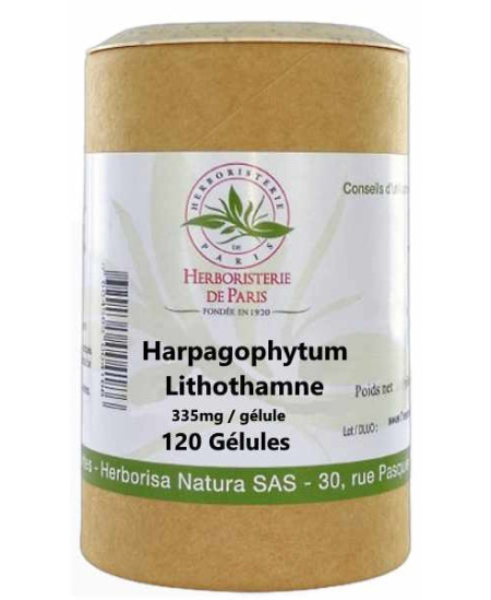 Herboristerie de Paris - Harpagophytum Lithothamne - 200 gélules Herboristerie de Paris - Harpagophytum Lithothamne - 200 gélules