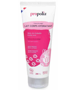 Propolia Lait corps hydratant Miel cire d’abeille aloe vera 200ml  lait corporel hydratant Espritphyto