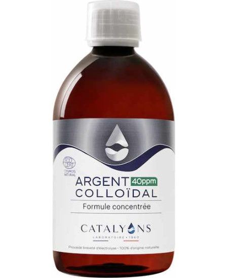 Catalyons Argent colloïdal 40 PPM 500ml