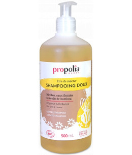 Propolia Shampoing Doux Certifié Bio Miel et Bambou 500ml Shampooing Doux Bio Espritphyto