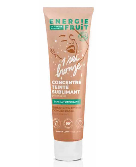 Energie Fruit Concentré teinté sublimant visage et corps parfum cacao 100ml crème teintée hâle naturel Espritphyto Energie Fruit Concentré teinté sublimant visage et corps parfum cacao 100ml crème teintée hâle naturel Espritphyto