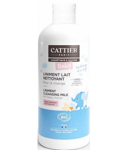 Liniment Lait nettoyant pour le change 200ml Cattier oléo calcaire pour bébé Esprithyto