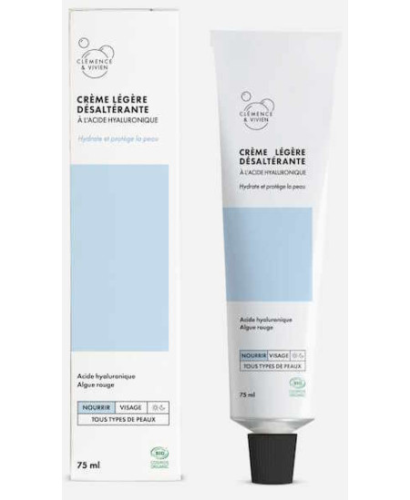 Clémence et Vivien Crème légère désaltérante 75ml Clémence et Vivien Crème légère désaltérante 75ml