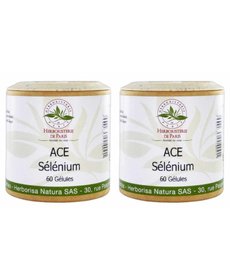 Herboristerie de Paris ACE Sélénium Lot de 2 X 60 gélules formule antioxydante Espritphyto