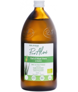 Pur Aloé - Gel D'Aloe Vera A Boire - Bio & Equitable - 1 Litre