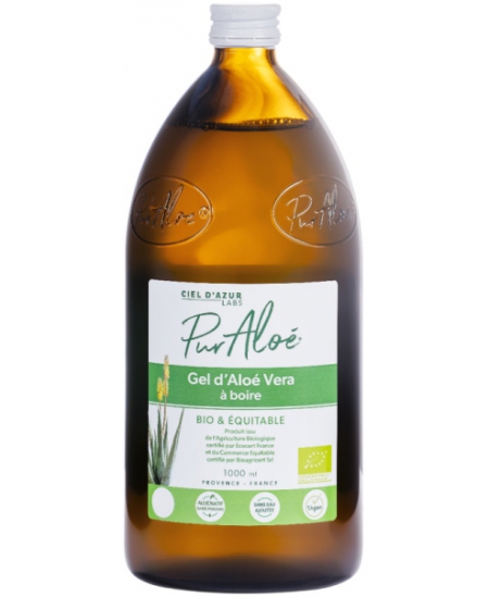 Gel D'Aloe Vera A Boire 1 litre Bio & Equitable - Pur Aloé Espritphyto Gel D'Aloe Vera A Boire 1 litre Bio & Equitable - Pur Aloé Espritphyto